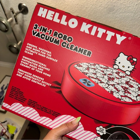 🎀 Hello Kitty Robo Vacuum 3 in 1 Sanrio - Picture 2 of 3